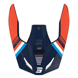 SHOT FURIOUS KID VISERA DE MOTO NARANJA BRILLANTE