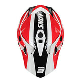 SHOT CASCO PULSE REVENGE DE MOTOCROSS BLANCO ROJO NEGRO