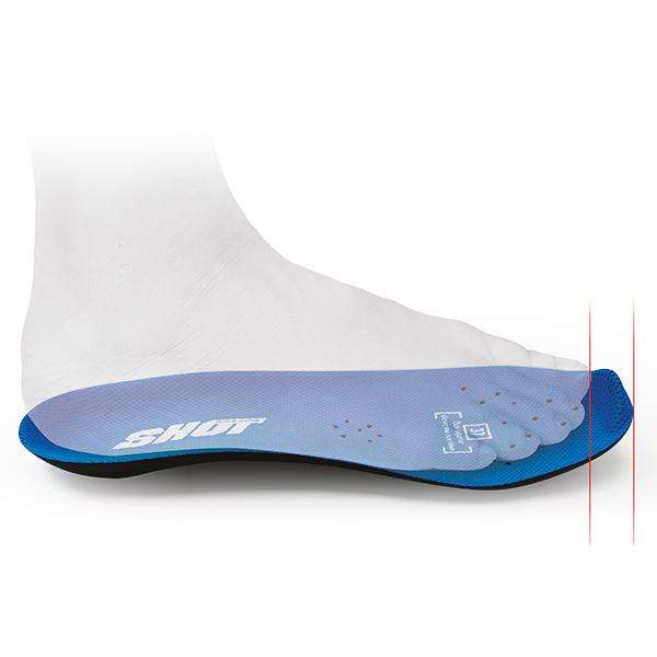 SHOT SOLES SUELAS INTERIORES AJUSTABLES (PAR) DE MOTO NEGRO