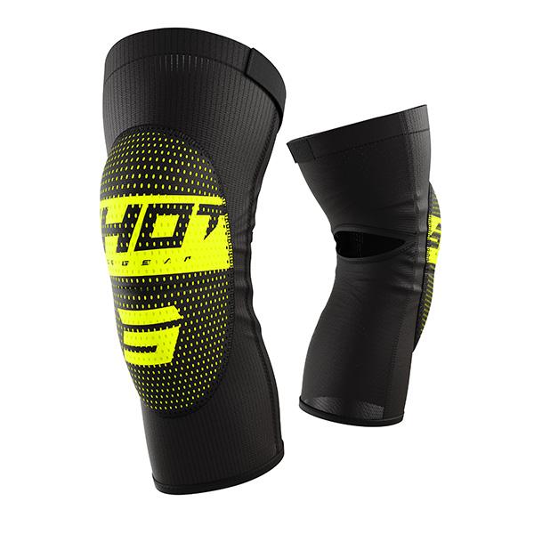 SHOT KNEE GUARDS RODILLERAS DE MOTO 2.0 NEGRO NEON AMARILLO