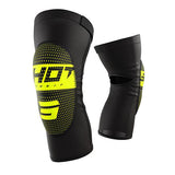 SHOT KNEE GUARDS KID RODILLERAS DE MOTO 2.0 NEGRO NEON AMARILLO