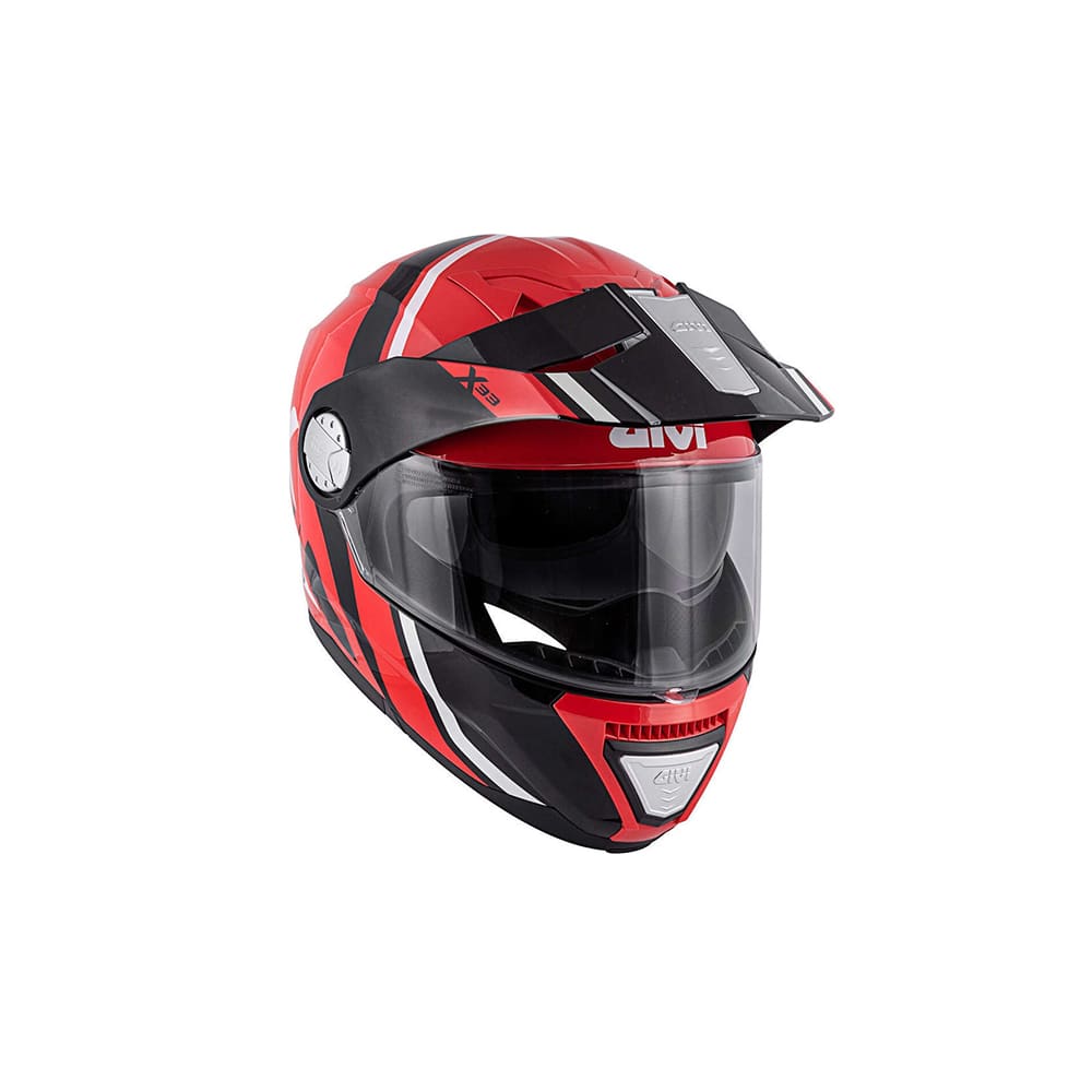 CASCO GIVI MOD X.33 CAÑÓN C PL D DIVISIÓN ROJO-NEGRO