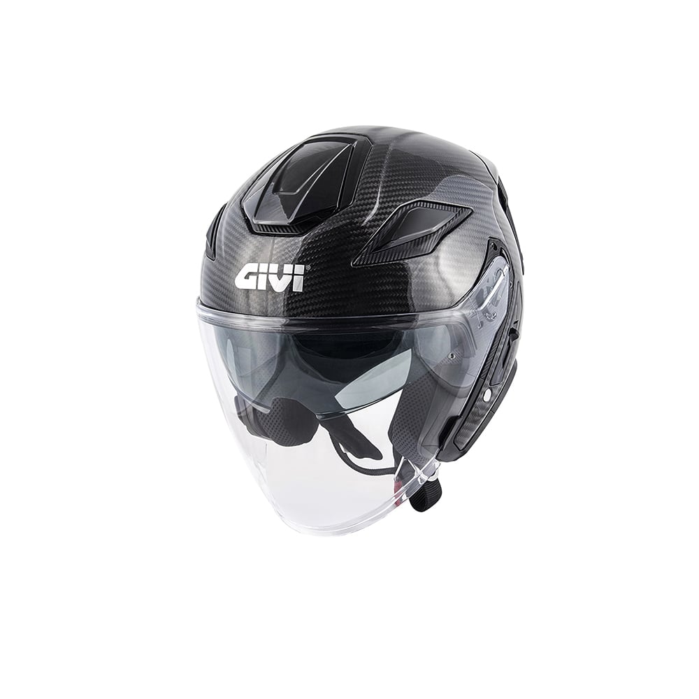 GIVI X29 CARBON Casco Jet Para Moto De Cara Abierta