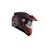 GIVI MOD X.33 CAÑÓN C PL.D CAPAS CASCO NEGRO-MT-NARANJA