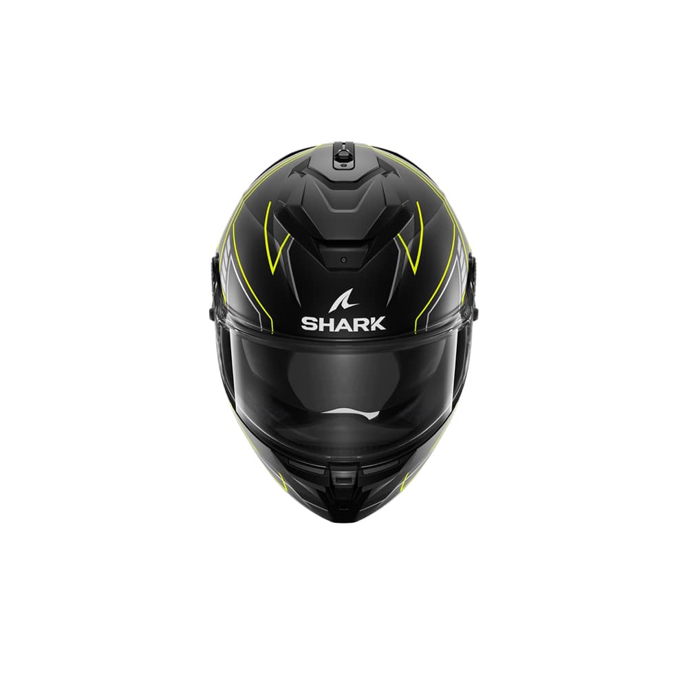 SHARK SPARTAN GT PRO TORYAN negro mate amarillo antracita Casco