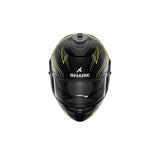 SHARK SPARTAN GT PRO TORYAN negro mate amarillo antracita Casco
