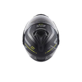 GIVI X30 PULSAR PUBY CASCO MODULAR DE MOTO NEGRO MATE AMARILLO TITANIO