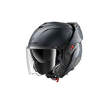 SHARK OXO BLANK FLIP FRONT EN DE MOTOCICLETA CASCO METAL PISTOLA