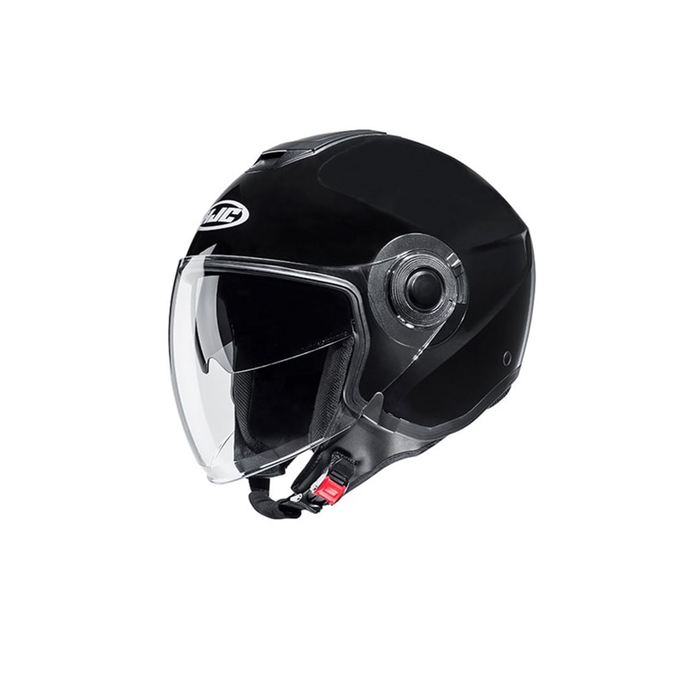 HJC i40N UNI Urban Equitación De Moto Jet Casco Negro Metalico