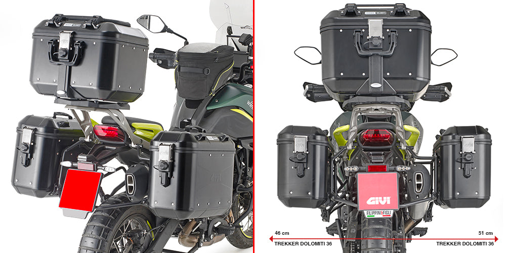 GIVI DLMK36 Trekker Dolomiti Maletas Aluminio 36L - Accesorios