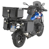 Givi OBKN58B Monokey Trekker Outback Evo de aluminio Maleta para motocicleta negro - Accesorios