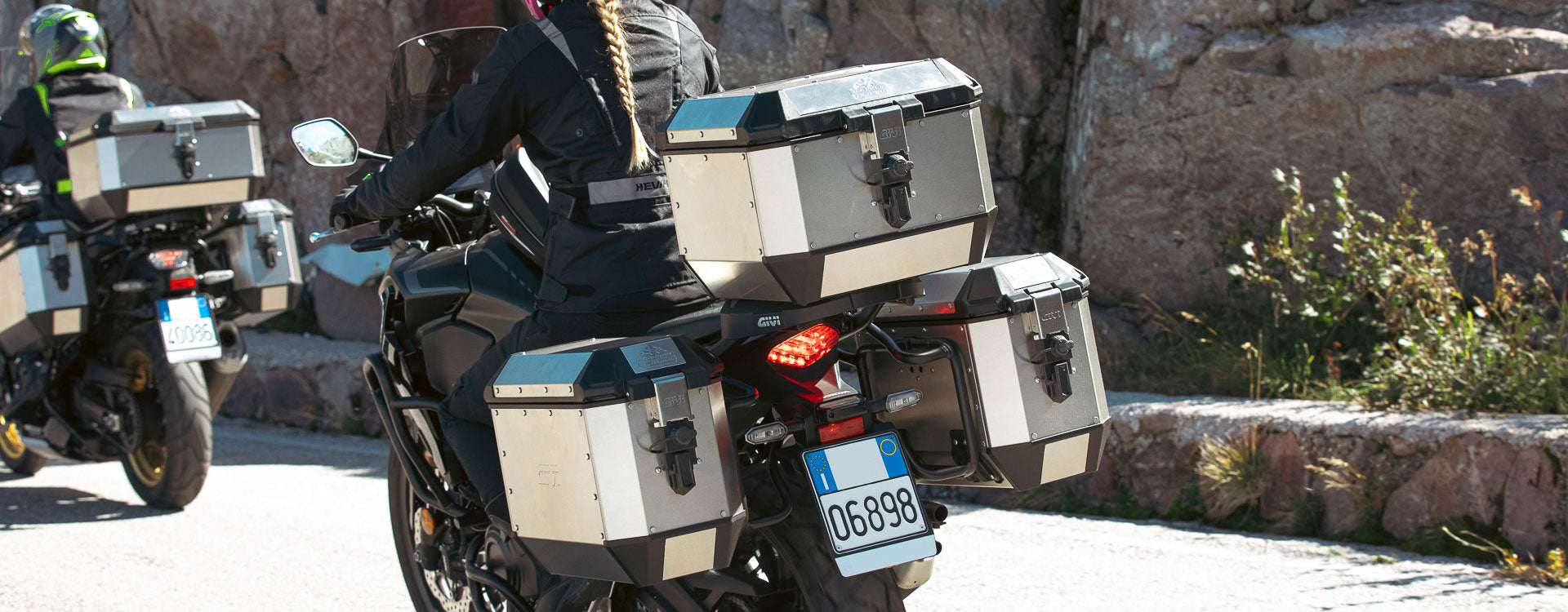 GIVI Trekker Alaska Monokey de Maleta de aluminio para motocicleta 44 L - Accesorios