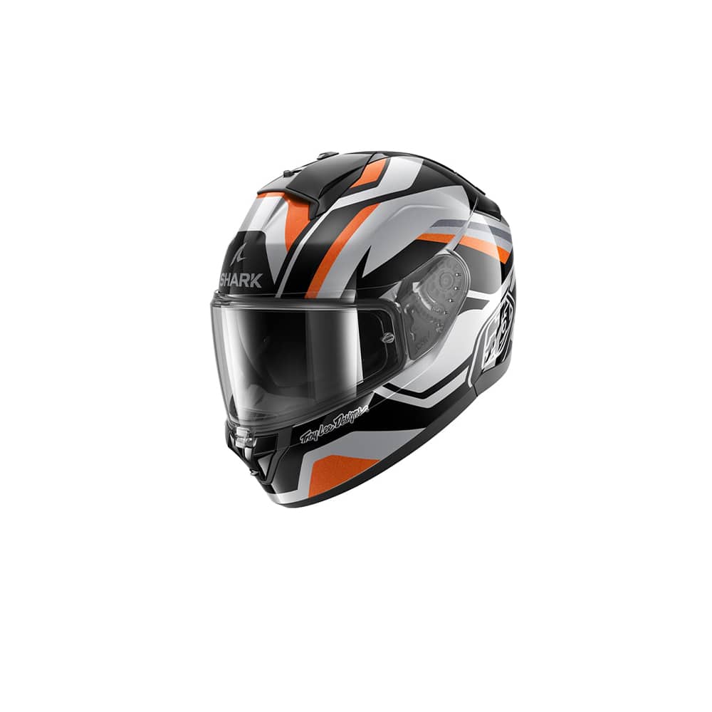 SHARK RIDILL 2 APEX CASCOS PLATA NEGRO NARANJA