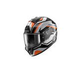 SHARK RIDILL 2 APEX CASCOS PLATA NEGRO NARANJA