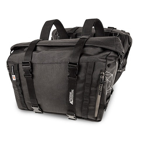 Kappa RA316BK Racer Double Strap Side Panniers 25L