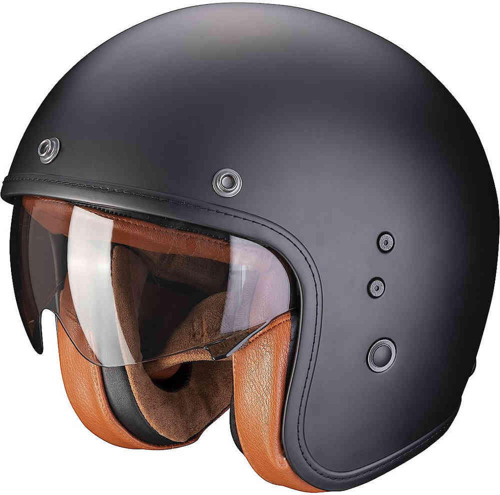 SCORPION BELFAST EVO LUX ABIERTO CASCO Negro mate - CASCO