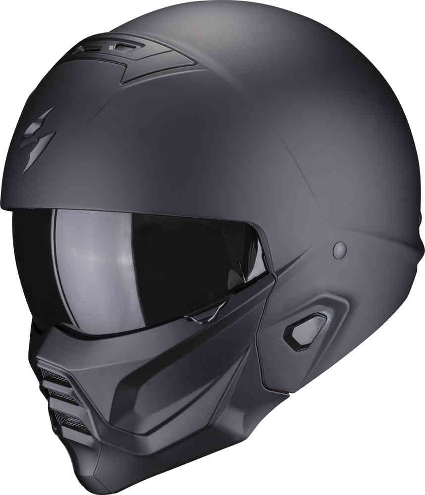 SCORPION EXO-COMBAT II SOLID Casco Abierto Negro Mate - CASCO