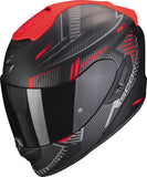 SCORPION - EXO 1400 EVO AIR SHELL Matte Black-Red