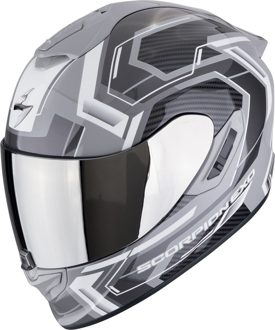 SCORPION EXO-1400 EVO II AIR LINART Gris-Blanco