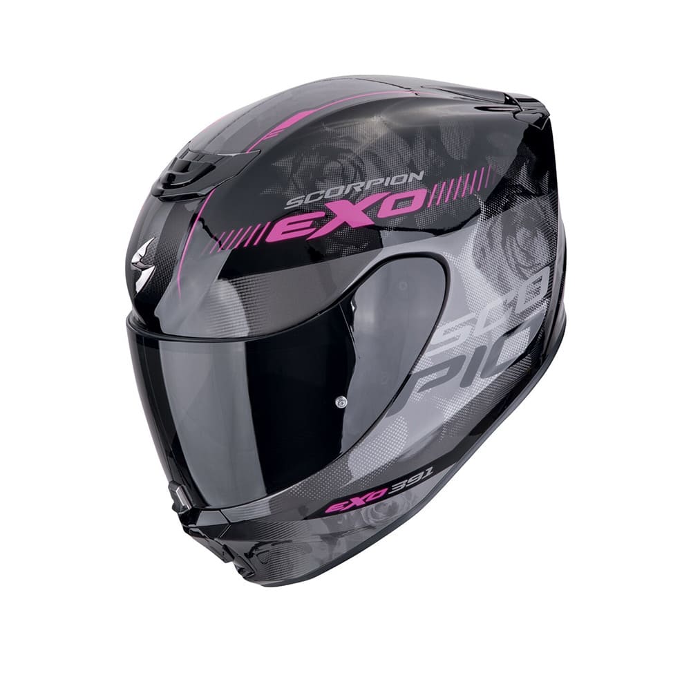 SCORPION CASCOS INTEGRALES EXO-391 AVA NEGRO ROSA