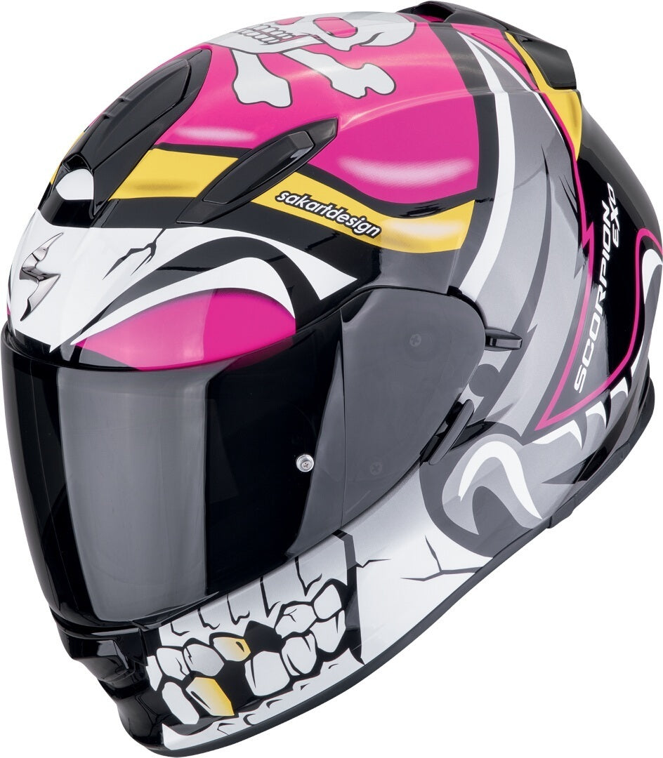 SCORPION CASCOS INTEGRALES EXO 491 PIRATE ROSA