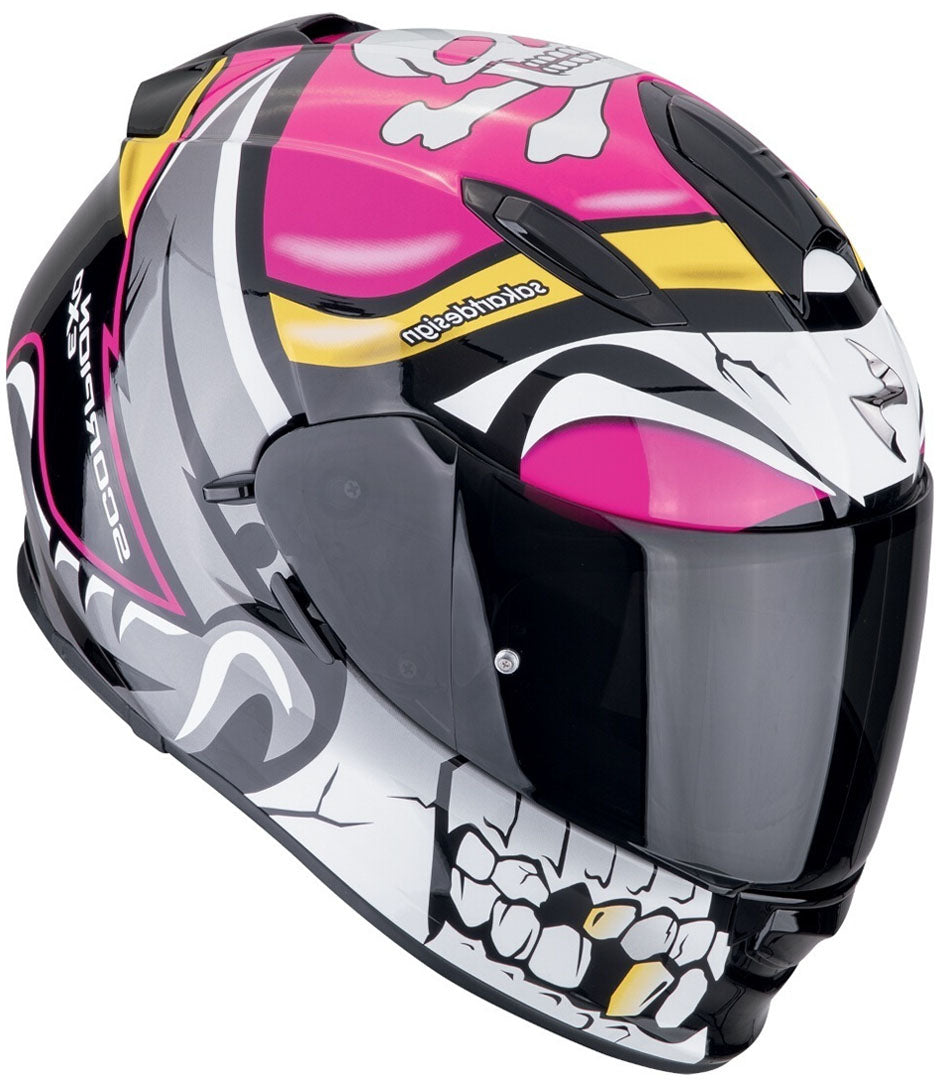 SCORPION CASCOS INTEGRALES EXO 491 PIRATE ROSA