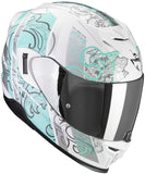 SCORPION CASCOS INTEGRALES EXO-520 EVO AIR FASTA BLANCO AZUL CLARO