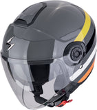SCORPION EXO-CITY II BEE Urbano Moto Jet Casco Gris Amarillo Negro - CASCO