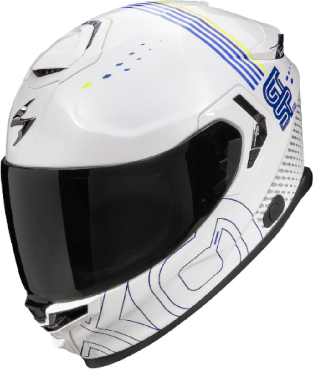 SCORPION - EXO-GT SP AIR TECHLANE White-Blue-Neon Yellow