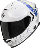 SCORPION - EXO-GT SP AIR TECHLANE White-Blue-Neon Yellow