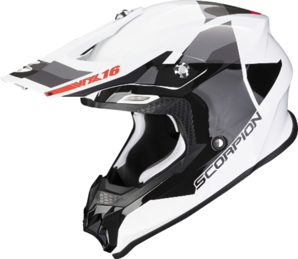 SCORPION - VX 16 EVO AIR SPECTRUM Blanc-Argent
