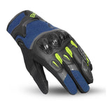 BELA - Guantes Textil Daring Man Azul/Amarillo/Negro