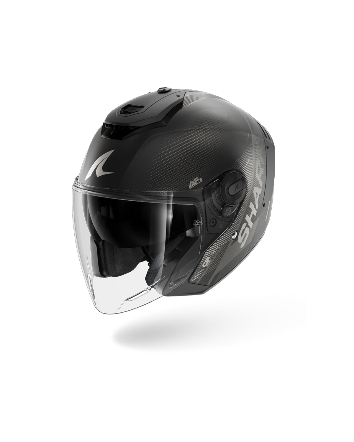 Casco da moto SHARK RS JET CARBON SPEED-TECH Mat Carbon Anthra BLACK
