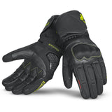 BELA Frost Shield Guantes De Moto Negro Amarillo Flour