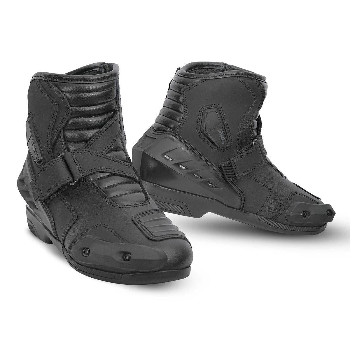 SHUA TRACK BOTAS DE MOTO NEGRO