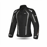 R-TECH MARSHAL CHAQUETA DE MOTO DE MUJER TEXTIL NEGRO GRIS