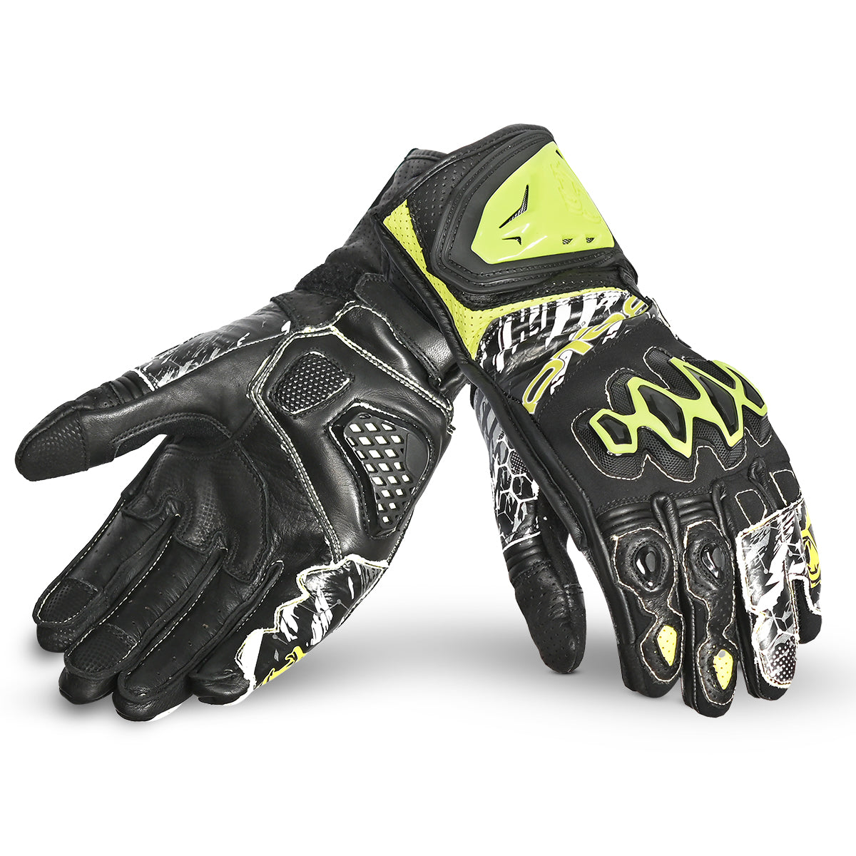 BELA Armour Pro Glove Negro Amarillo