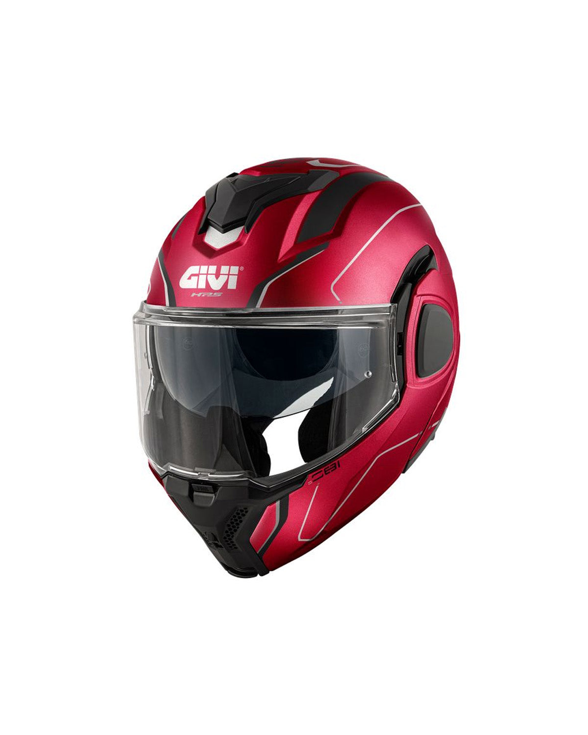 GIVI FLIP BACK FIBER X36 BOURGOGNE MÉTALLISÉ UNI TAILLE T54