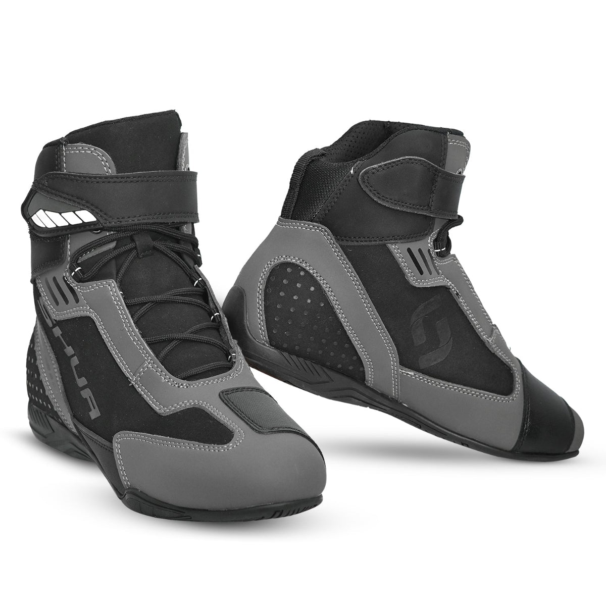 SHUA PULSE BOTAS DE MOTO NEGRO GRIS