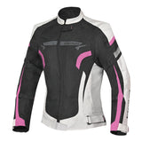 VESTE DE MOTO POUR FEMME BELA HIGHLAND ROSE GLACÉ