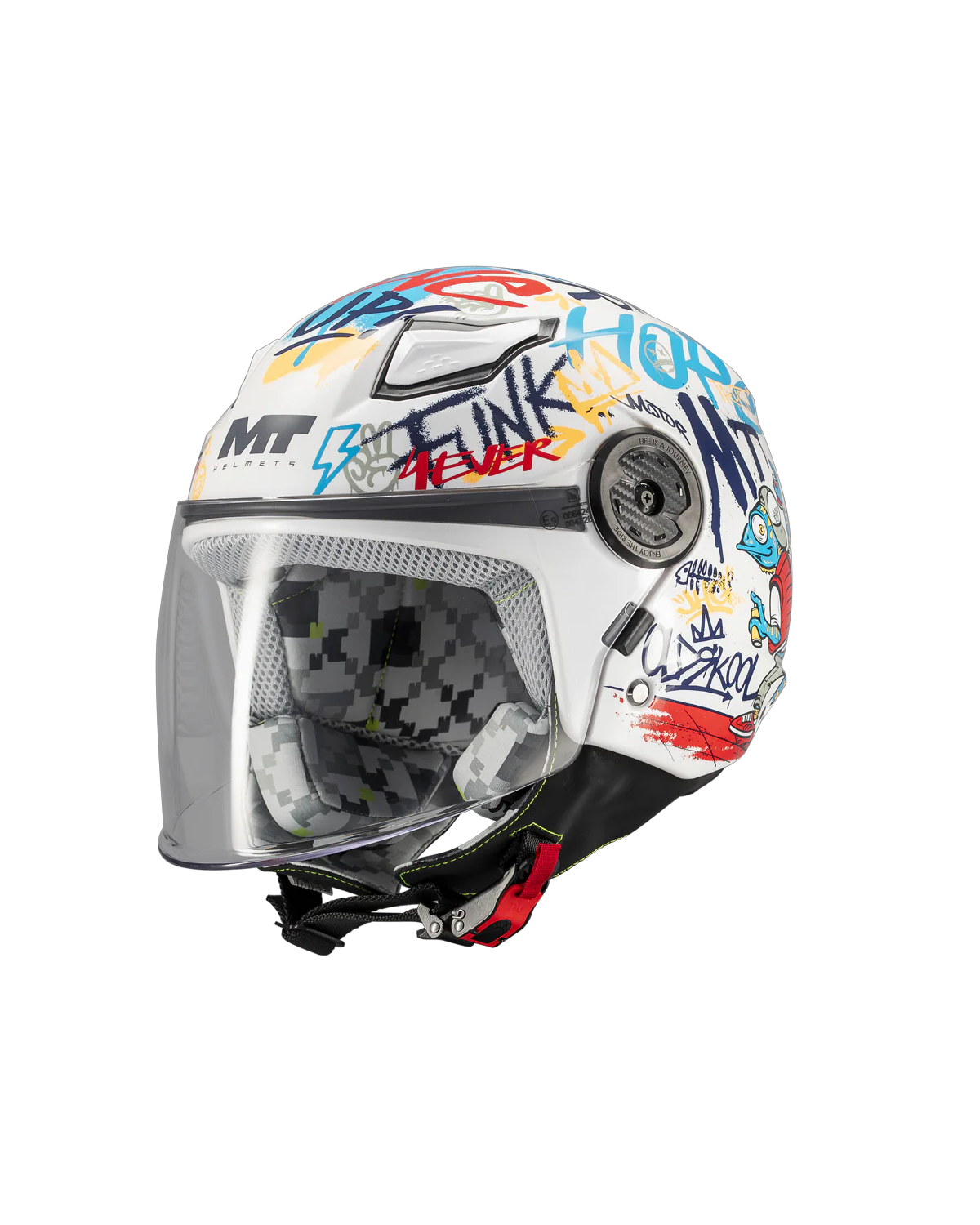 MT CASCO DE NINOS OF514 LITE CREW A5 BRILLO