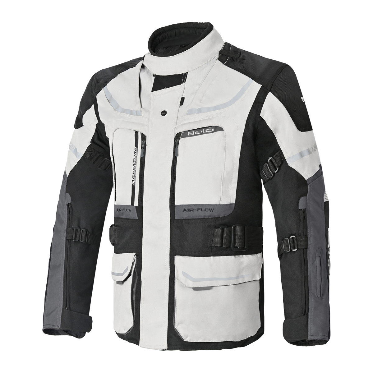 BELA - TRANSFORMER 3IN1 HOMBRE MOTO TEXTILE CHAQUETA ICE GRIS NEGRO