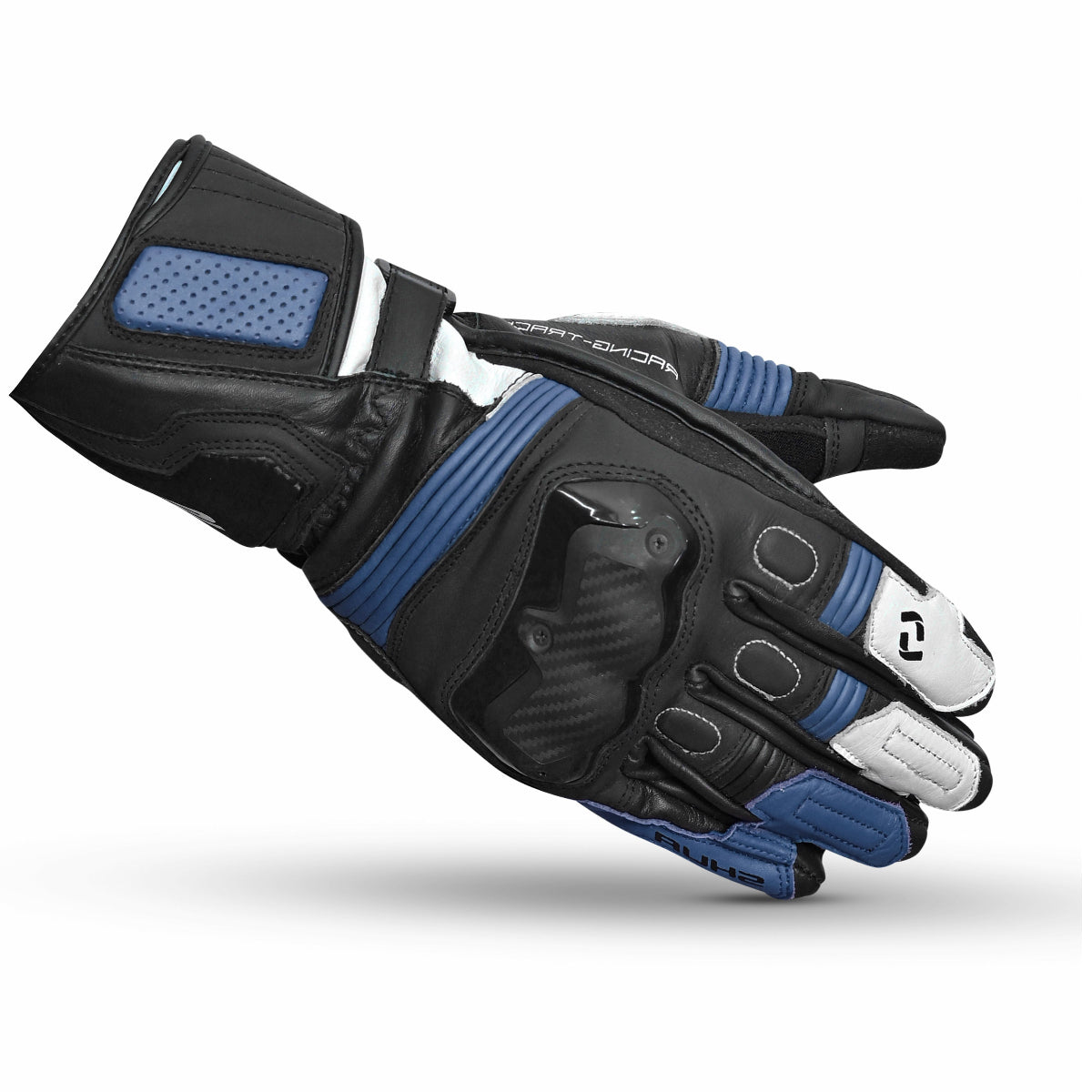 handschuhe ranger SHUA Ranger Pro Handschuhe Schwarz Weiß Blau – SECURTEX MOTOR S.L (t/a MaximoMoto)