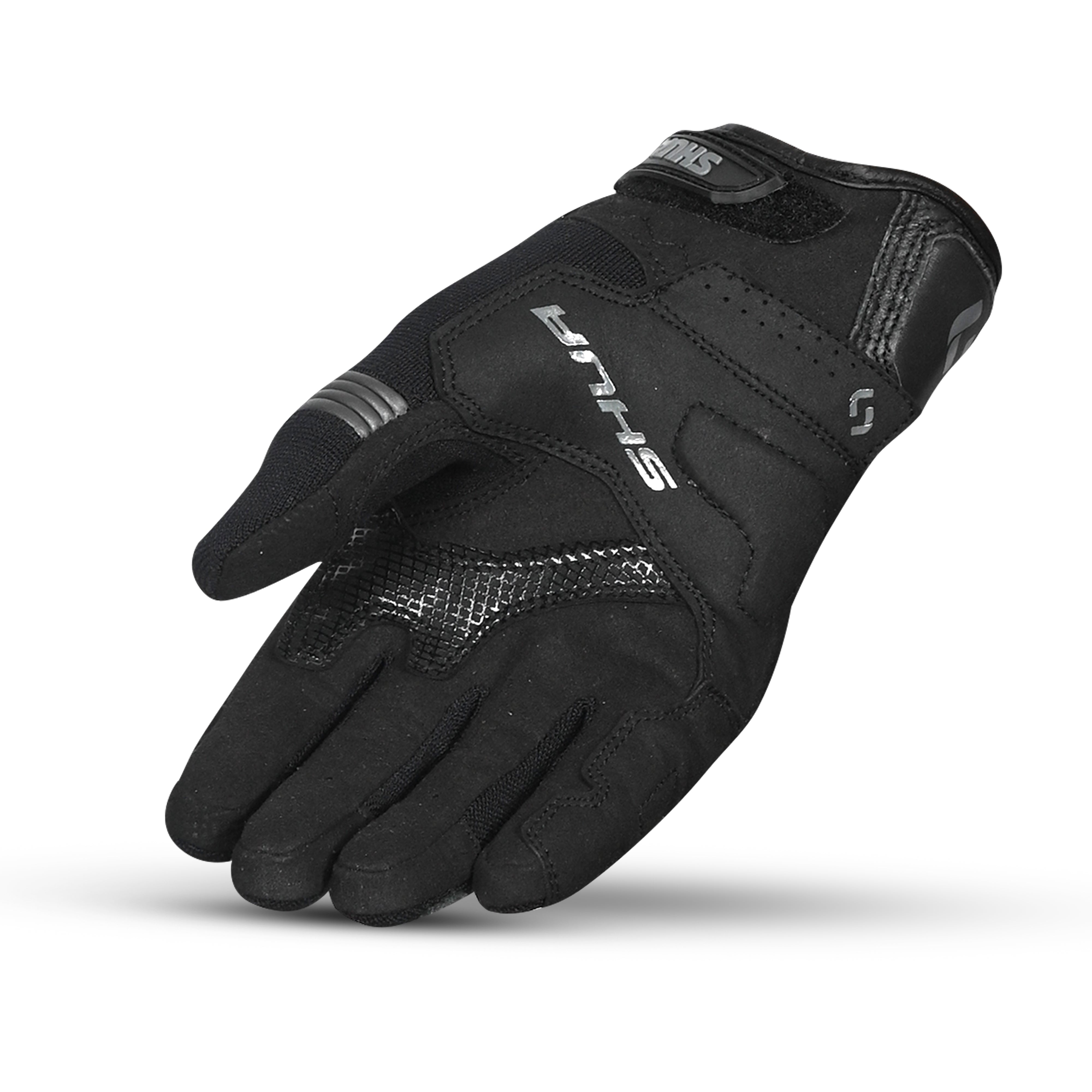 SHUA Proton Guantes De Moto Negro Gris