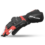 SHUA Ranger Pro Guantes Negro Rojo Blanco