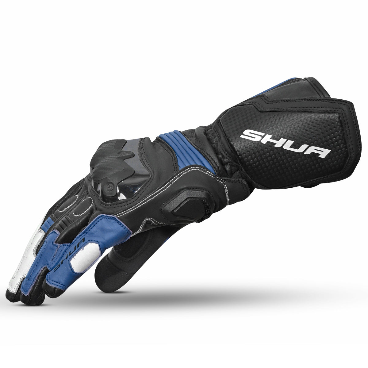ranger handschuhe SHUA Ranger Pro Handschuhe Schwarz Weiß Blau – SECURTEX MOTOR S.L (t/a MaximoMoto)