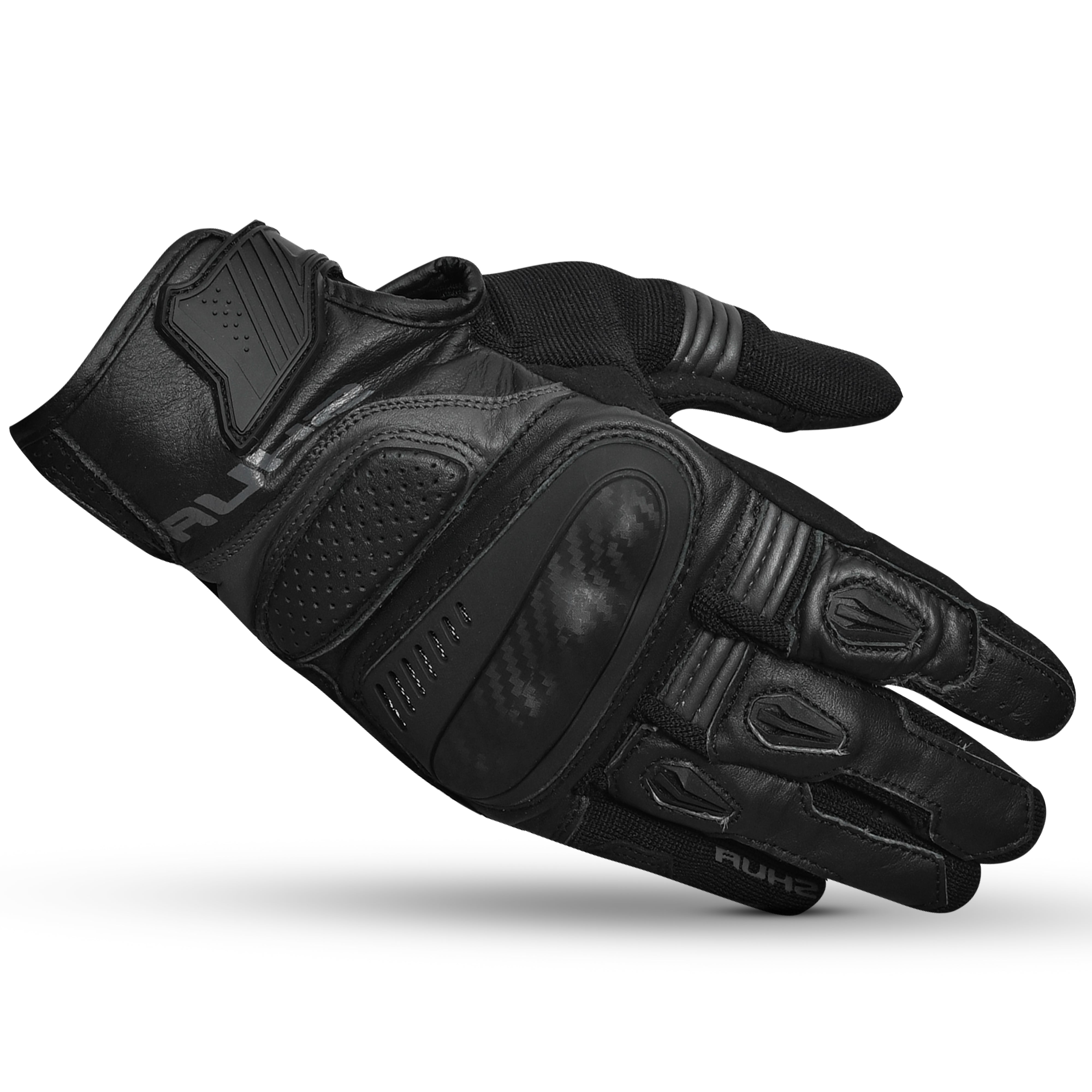 SHUA Proton Guantes De Moto Negro Gris