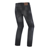 BELA ROCKER PANTALON DE HOMBRE DENIM JEANS 34L NEGRO SPRAY