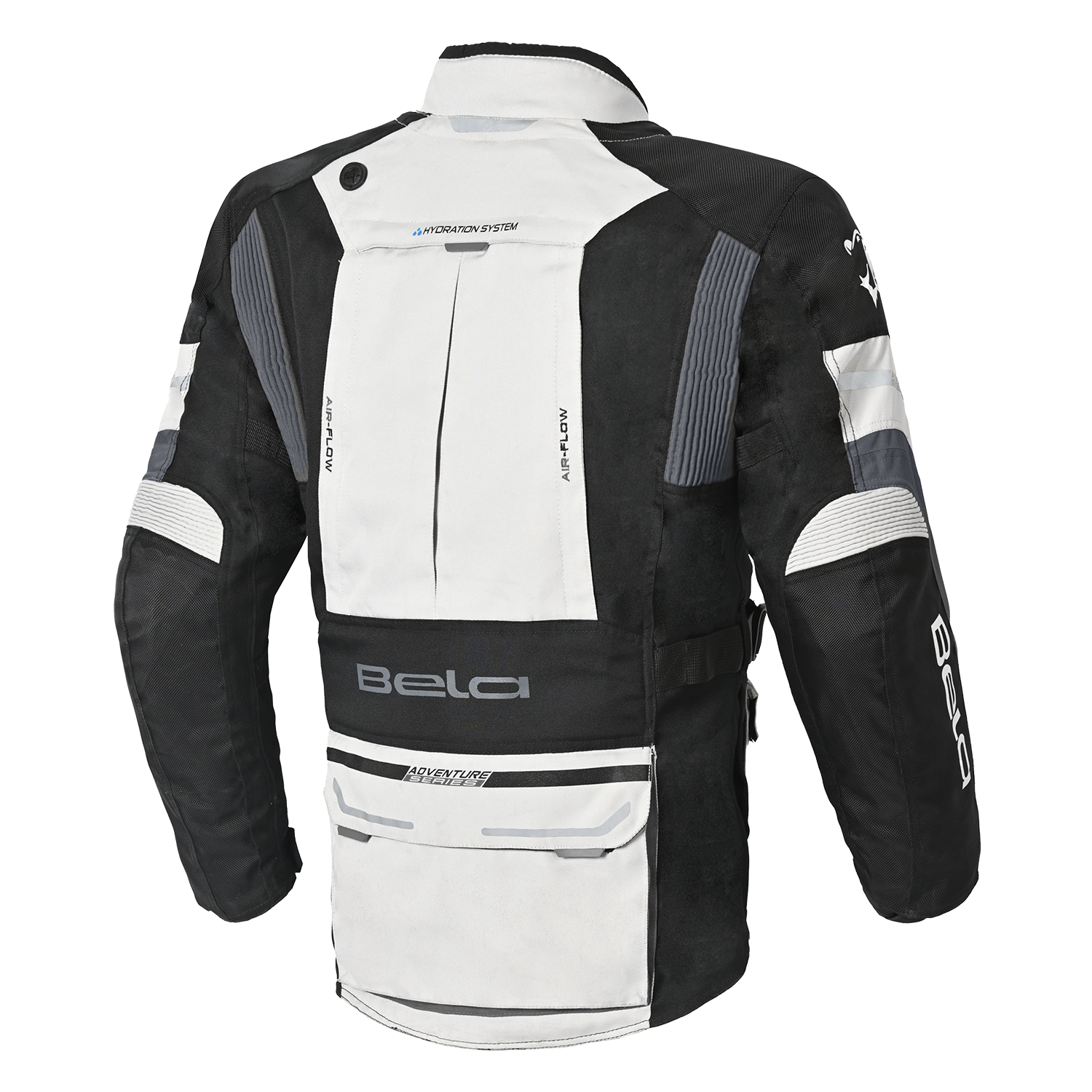 BELA - TRANSFORMER 3IN1 HOMBRE MOTO TEXTILE CHAQUETA ICE GRIS NEGRO