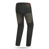 PANTALON JEAN HOMME BELA STROKE 30L NOIR KAKI TEINTÉ